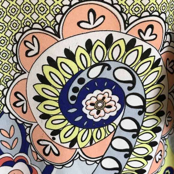 SPENSE  Floral Paisley Blouse Short Sleeve Top Women’s Size XL Size X-Large 1X - Picture 5 of 16